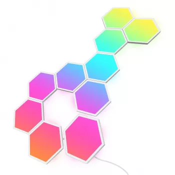 Panel inteligente Govee Glide Hexa Light Panels Wi-Fi blanco 10 uds.