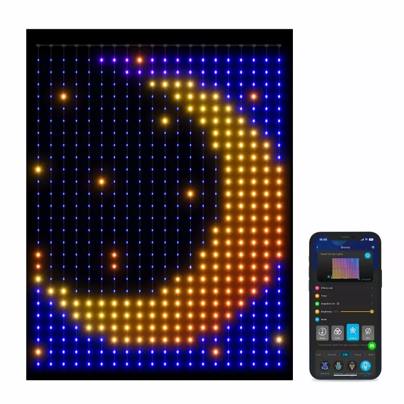 Tira de luz universal Govee H70B1 LED 2000 mm interior/exterior multicolor 520 luces