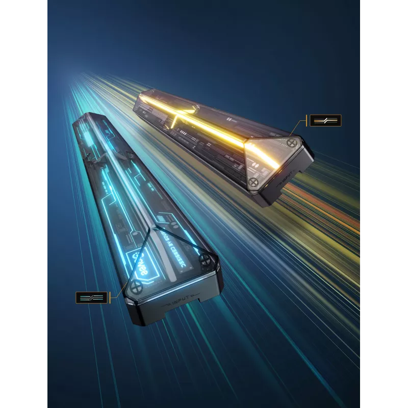 Lámpara de pared inteligente Govee Gaming Wall Lights (4+1) – WLAN/Bluetooth, multicolor, 4 uds., 370×45×30 mm