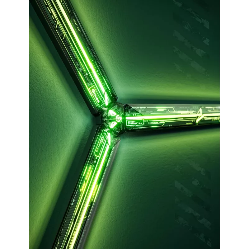 Lámpara de pared inteligente Govee Gaming Wall Lights (4+1) – WLAN/Bluetooth, multicolor, 4 uds., 370×45×30 mm