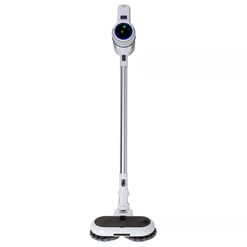 Aspirador de batería Adler AD 7064 2en1 – 350 W máx, 13.000 Pa de succión, batería de 2000 mAh, limpieza en seco y húmedo, 0,6 l de polvo, 0,15 l de agua, pantalla táctil LED, 4 modos