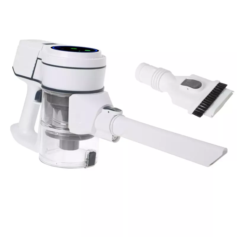 Aspirador de batería Adler AD 7064 2en1 – 350 W máx, 13.000 Pa de succión, batería de 2000 mAh, limpieza en seco y húmedo, 0,6 l de polvo, 0,15 l de agua, pantalla táctil LED, 4 modos