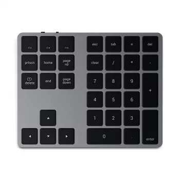 Teclado numérico Satechi ST-XLABKM Bluetooth 33 teclas gris