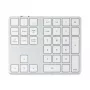 Teclado numérico Satechi ST-XLABKS — Bluetooth, 33 teclas, plata, 124,7 g