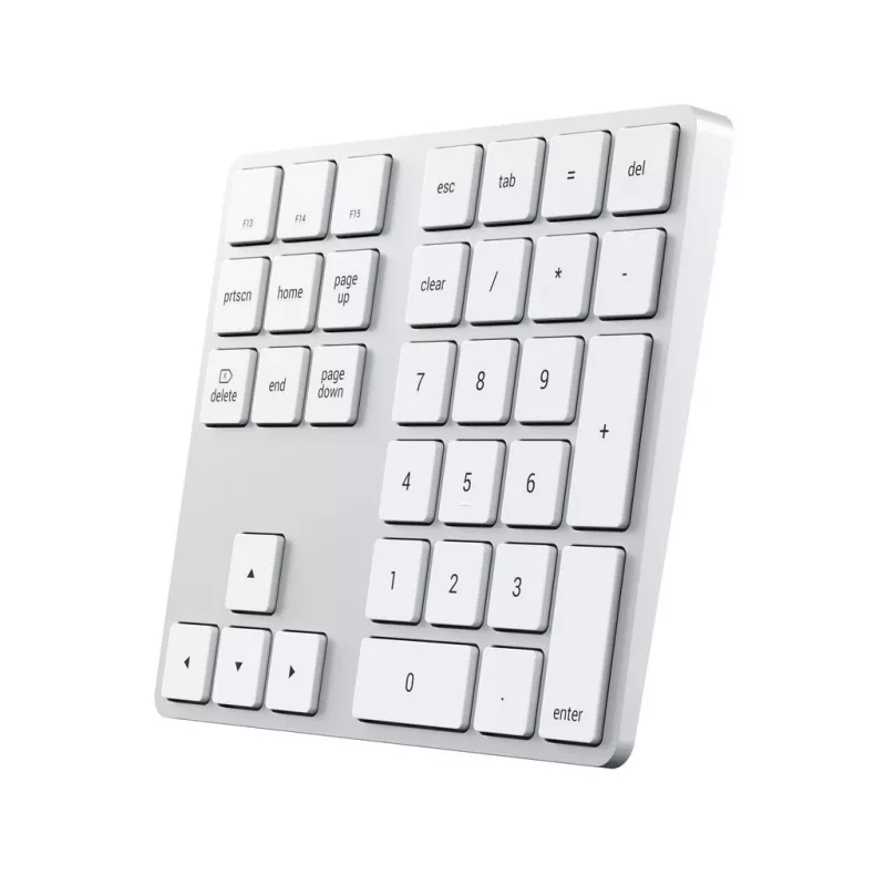 Satechi ST-XLABKS teclado numérico inalámbrico Bluetooth Extended, plateado