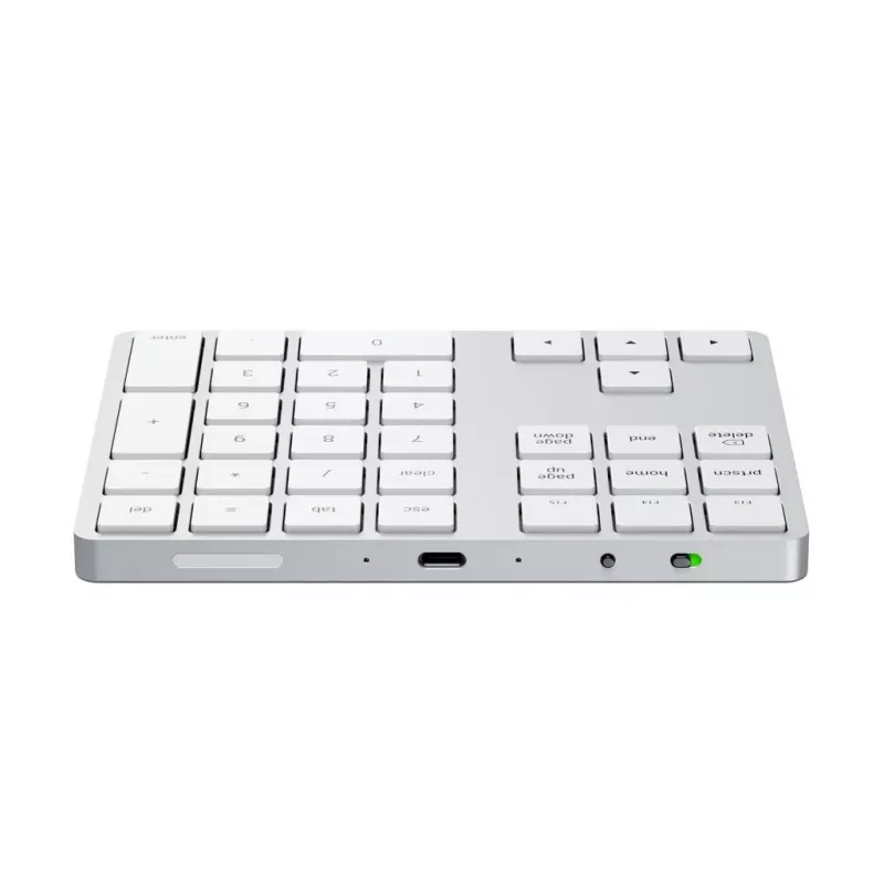 Satechi ST-XLABKS teclado numérico inalámbrico Bluetooth Extended, plateado
