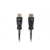 Cable HDMI Lanberg CA-HDMI-30FB-0500-BK 50 m HDMI Type-A 2.1 48 Gbit/s negro