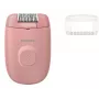 Depiladora Philips BRE227/00 con cable rosa — función de masaje, alimentación por red, con cepillo de limpieza