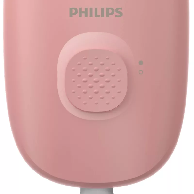 Depiladora Philips BRE227/00 con cable rosa — función de masaje, alimentación por red, con cepillo de limpieza