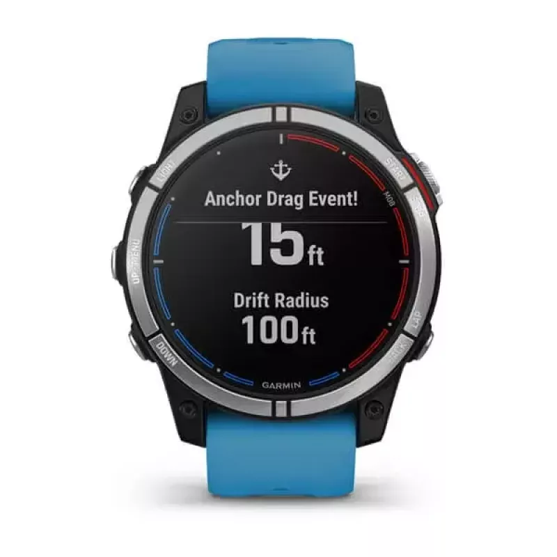 Smartwatch GARMIN quatix 7 azul – carcasa de CFRP de 47 mm, pantalla táctil MIP de 1,3