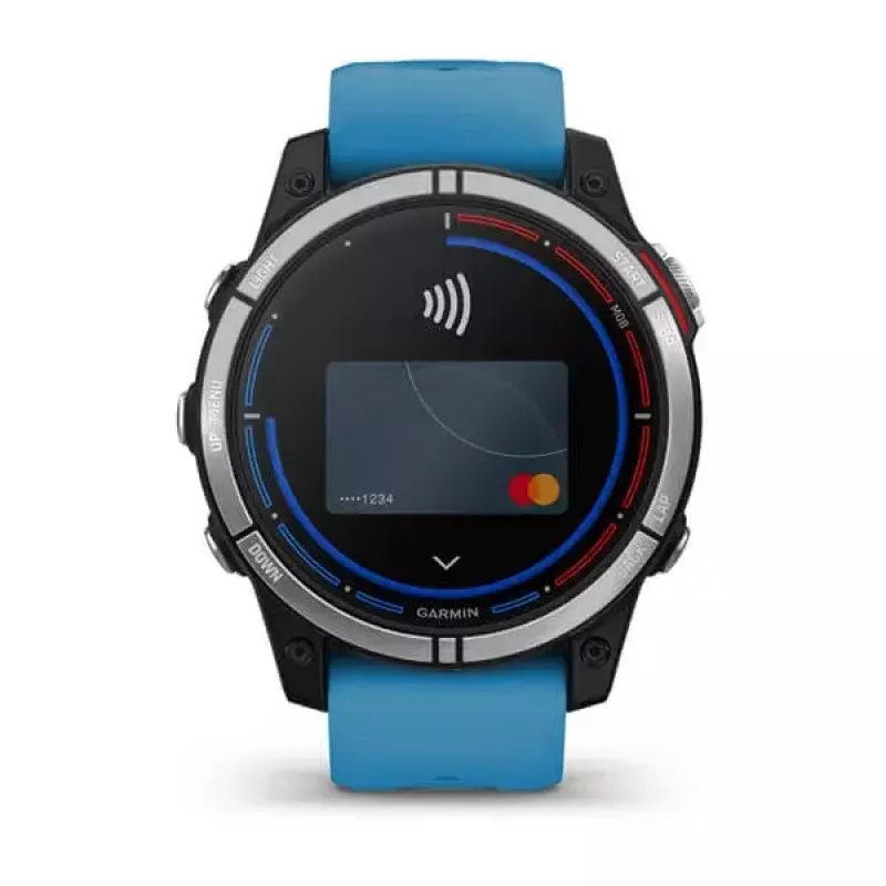 Smartwatch GARMIN quatix 7 azul – carcasa de CFRP de 47 mm, pantalla táctil MIP de 1,3
