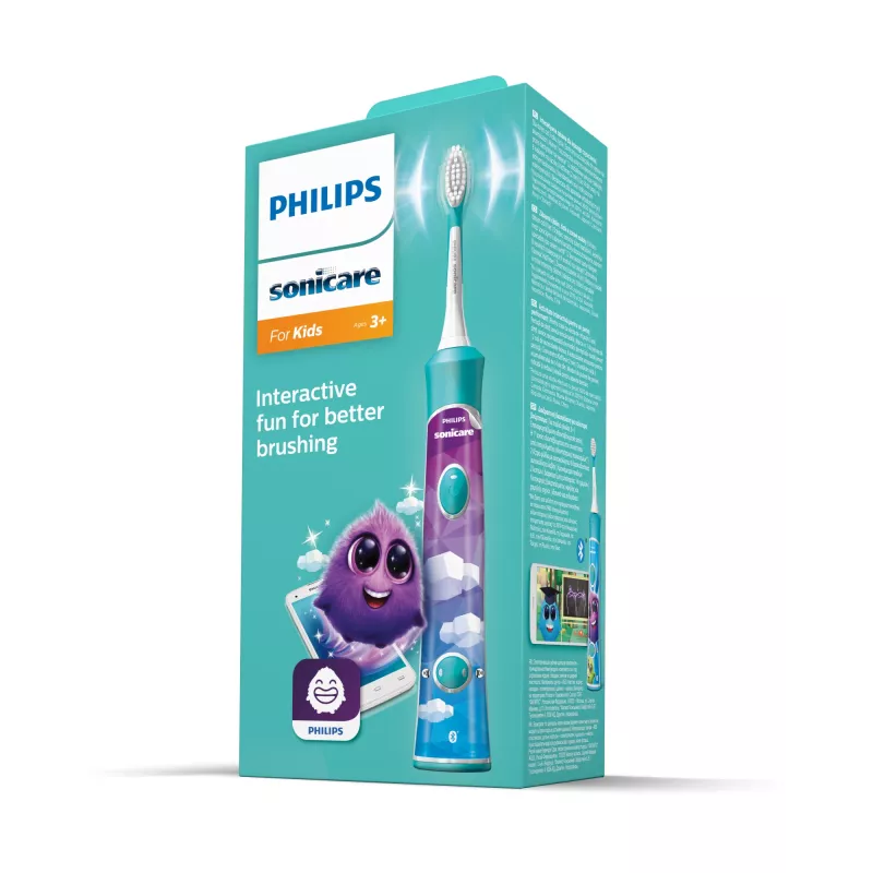 Cepillo de dientes eléctrico sónico recargable Philips Sonicare For Kids for Kids Connected HX6322/04