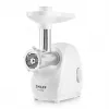 Picadora de carne eléctrica SMAPP 489.81, 2000 W, 3 discos perforados (2,7–8 mm), blanca
