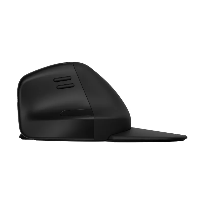 HP 925 Ratón vertical ergonómico, diestro, diseño vertical, RF Wireless + Bluetooth, 4000 DPI, Negro
