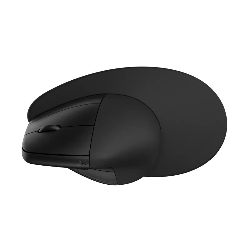 HP 925 Ratón vertical ergonómico, diestro, diseño vertical, RF Wireless + Bluetooth, 4000 DPI, Negro