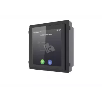 Pantalla Hikvision DS-KD-TDM 100 mm x 100 mm 12 V 4 W Negro