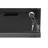 Armario de pared DIGITUS 4U SOHO sin montar 241x540x400mm puerta frontal de cristal negra