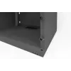 Armario de pared DIGITUS 4U SOHO sin montar 241x540x400mm puerta frontal de cristal negra
