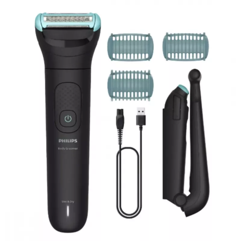 Recortadora corporal Philips 5000 Serie Body Groomer BG5475/15 con sistema de afeitado Triple Protect