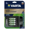 VARTA LCD Smart Charger+ con 4 pilas AA 2100 mAh