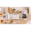 Hervidor eléctrico Bosch TWK3M121 — 1,7 L, 2400 W, blanco, carcasa de plástico