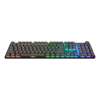 Teclado Trust GXT 868 Torix gaming USB + RF inalámbrico + Bluetooth QWERTY US inglés negro