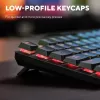 Teclado Trust GXT 868 Torix gaming USB + RF inalámbrico + Bluetooth QWERTY US inglés negro