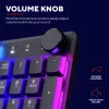 Teclado Trust GXT 868 Torix gaming USB + RF inalámbrico + Bluetooth QWERTY US inglés negro
