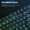 Teclado Trust GXT 868 Torix gaming USB + RF inalámbrico + Bluetooth QWERTY US inglés negro