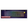 Teclado Trust GXT 868 Torix gaming USB + RF inalámbrico + Bluetooth QWERTY US inglés negro
