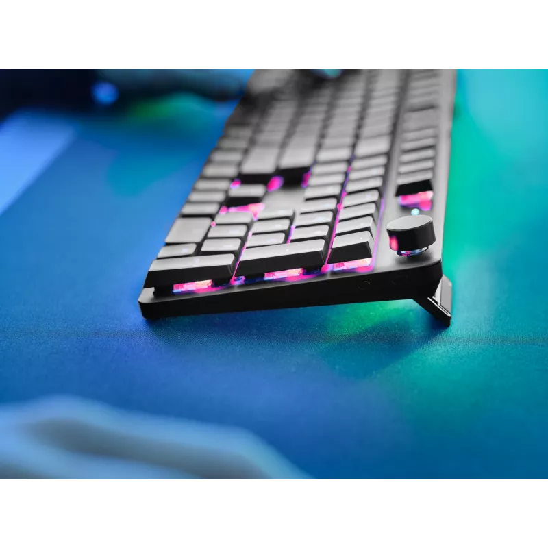 Teclado Trust GXT 868 Torix gaming USB + RF inalámbrico + Bluetooth QWERTY US inglés negro