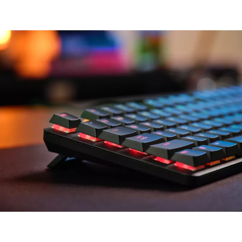 Teclado Trust GXT 868 Torix gaming USB + RF inalámbrico + Bluetooth QWERTY US inglés negro