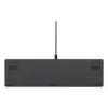 Trust GXT 871 Zora teclado mecánico para juegos, con cable USB, RGB, interruptores lineales Huano, QWERTY US, negro