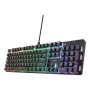 Teclado mecánico gaming con cable TRUST GXT 871 Zora – tamaño completo QWERTY US, RGB, N-Key-Rollover, 104 teclas, aluminio, USB-A, 1,8 m
