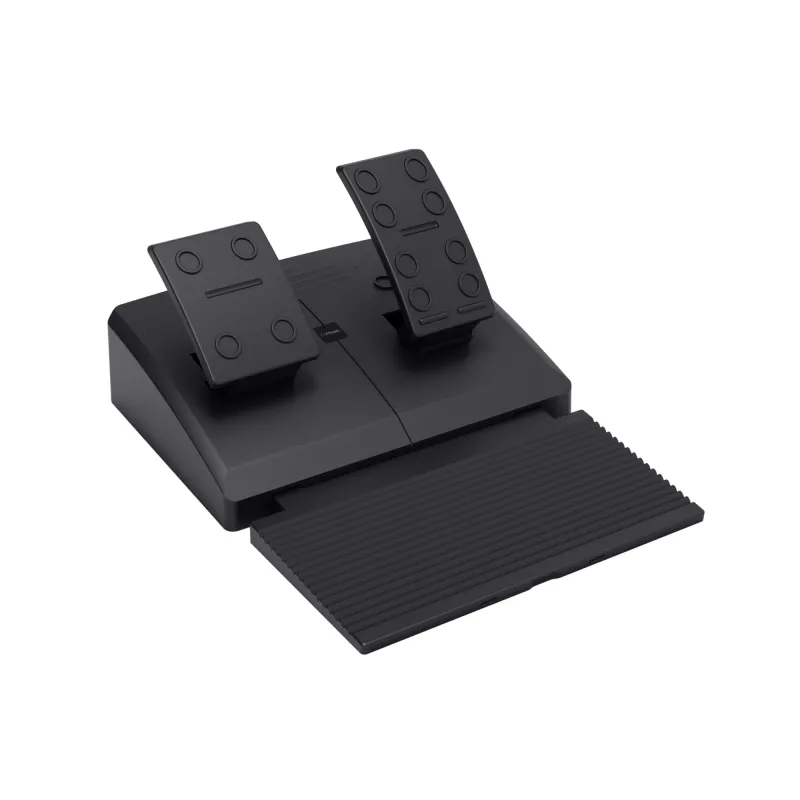 Volante con cable Trust GXT 289 Movi negro USB + pedales Nintendo Switch, PlayStation 4, Xbox One S, Xbox One X, Xbox Series S, Xbox Series X