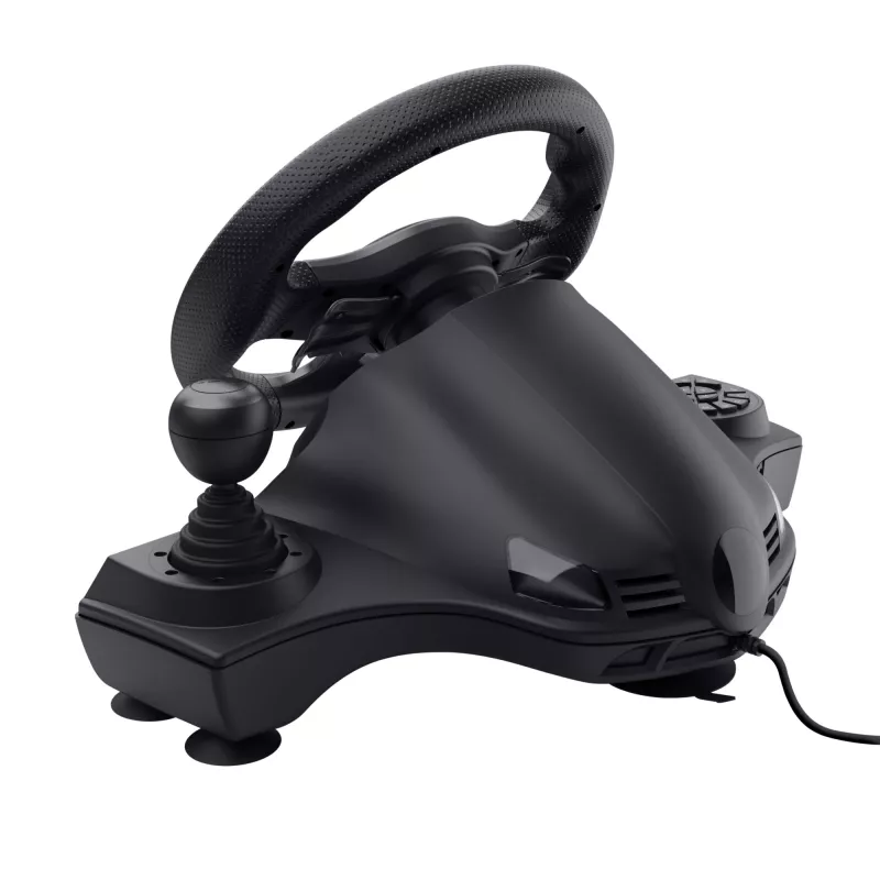 Volante con cable Trust GXT 289 Movi negro USB + pedales Nintendo Switch, PlayStation 4, Xbox One S, Xbox One X, Xbox Series S, Xbox Series X