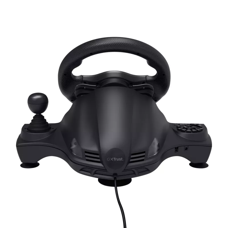 Volante con cable Trust GXT 289 Movi negro USB + pedales Nintendo Switch, PlayStation 4, Xbox One S, Xbox One X, Xbox Series S, Xbox Series X