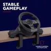 Volante con cable Trust GXT 289 Movi negro USB + pedales Nintendo Switch, PlayStation 4, Xbox One S, Xbox One X, Xbox Series S, Xbox Series X