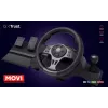 Volante con cable Trust GXT 289 Movi negro USB + pedales Nintendo Switch, PlayStation 4, Xbox One S, Xbox One X, Xbox Series S, Xbox Series X