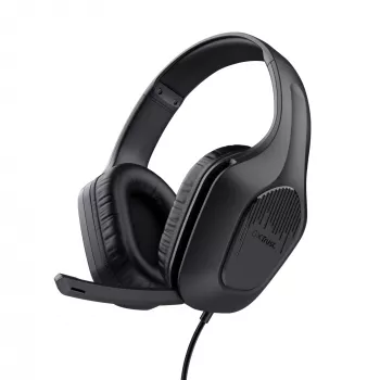 Auriculares Trust GXT 415 Zirox con cable diadema gaming negro