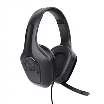 Auriculares Trust GXT 415 Zirox con cable diadema gaming negro