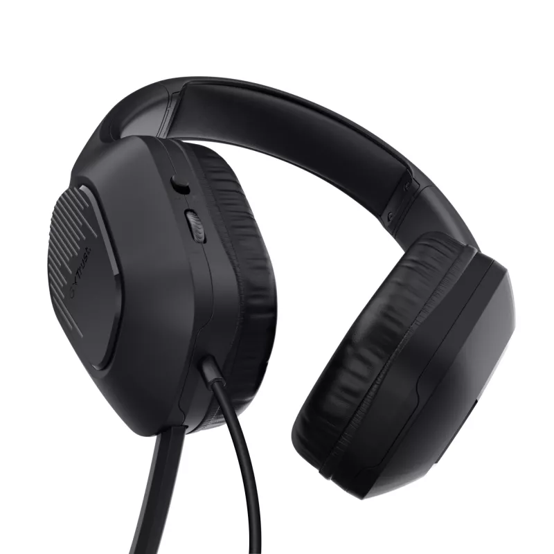 Auriculares Trust GXT 415 Zirox con cable diadema gaming negro