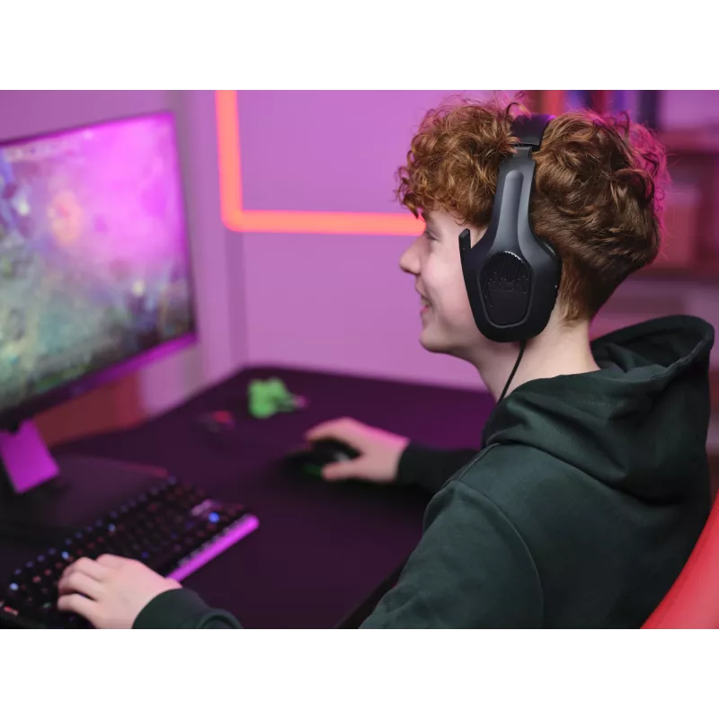 Auriculares Trust GXT 415 Zirox con cable diadema gaming negro