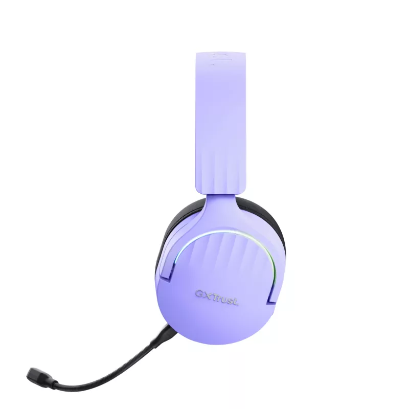 Auriculares Trust GXT 491P FAYZO con cable e inalámbricos diadema gaming USB Type-A Bluetooth negro, lila