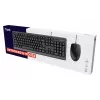 Teclado Trust Primo, ratón incluido, universal, USB, QWERTY, inglés US, negro