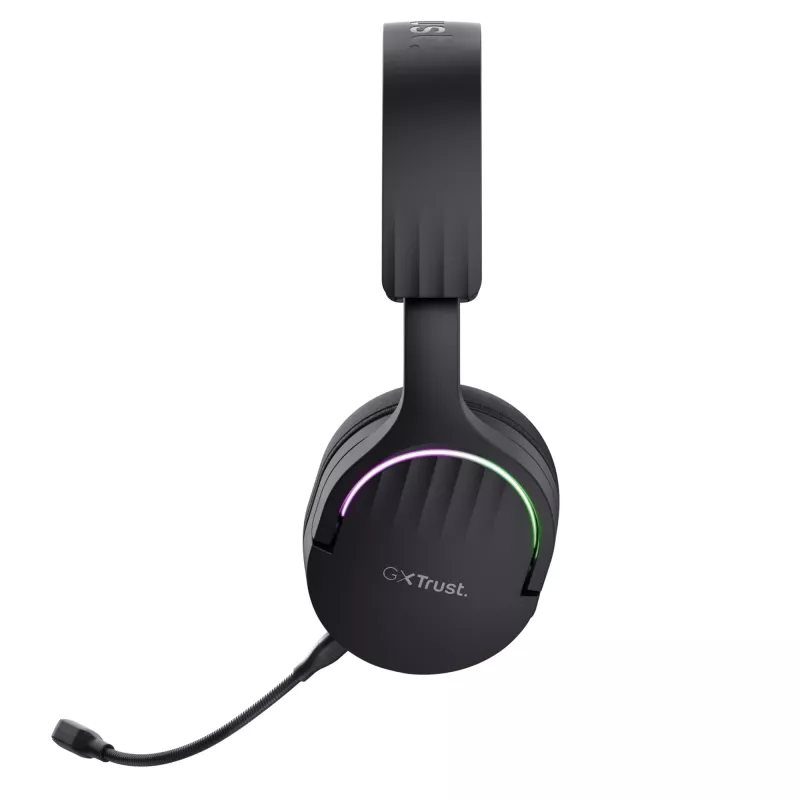 Auriculares Trust GXT 491 Fayzo con cable e inalámbricos diadema gaming USB Type-C Bluetooth negro