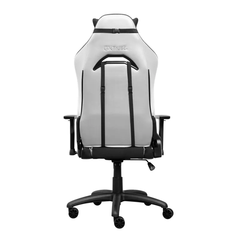 Silla gaming universal Trust GXT 714 RUYA, negra, blanca