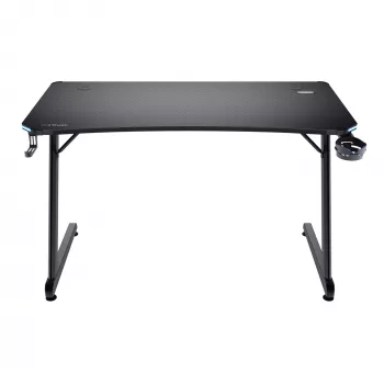 Mesa rectangular TRUST GXT 709 LUMINUS negra 1200x600x740 mm