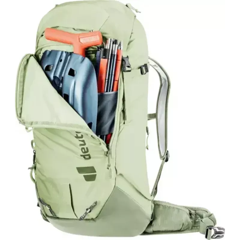 Mochila de esquí de travesía sin armazón Deuter Freescape Lite 24 L, Limone