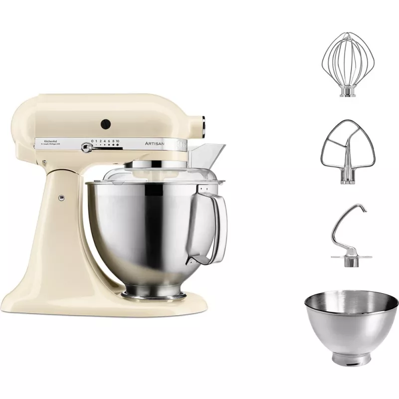 Robot de cocina KitchenAid Artisan 5KSM185PS 300 W 4,8 l Cream